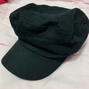 Zara Black Baker Hat